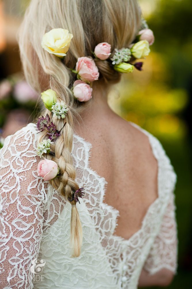 Braided Wedding Hairstyles With Flowers