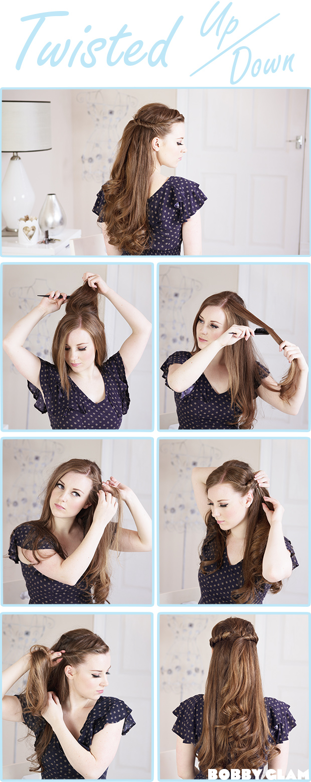 13 Half-Up Half-Down Hair Tutorials