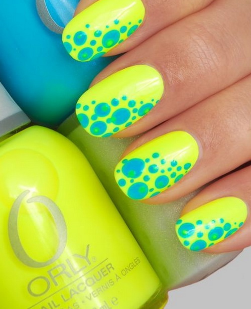 Green-Neon-Nail-Art-Ideas