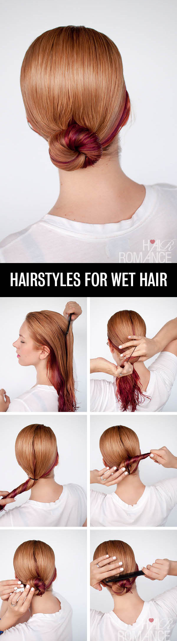 Hair-Romance-Hairstyle-tutorials-for-wet-hair-the-low-bun