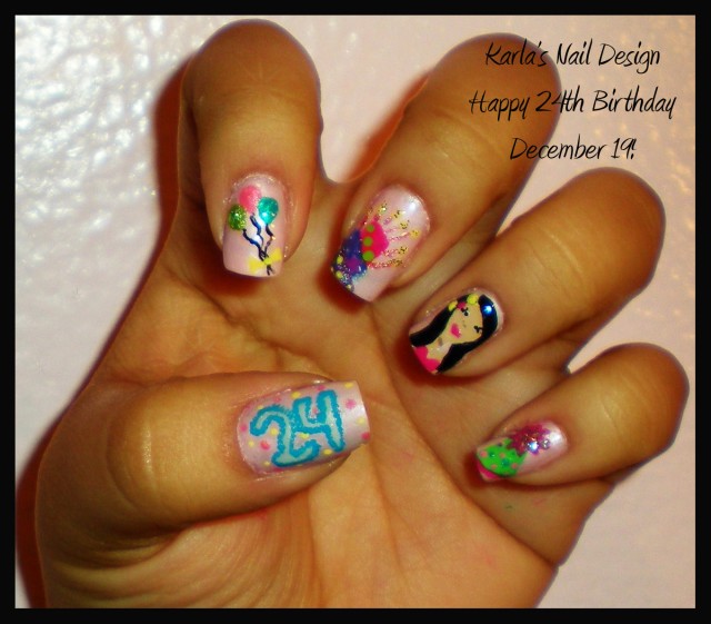 My birthday Nails! (1)