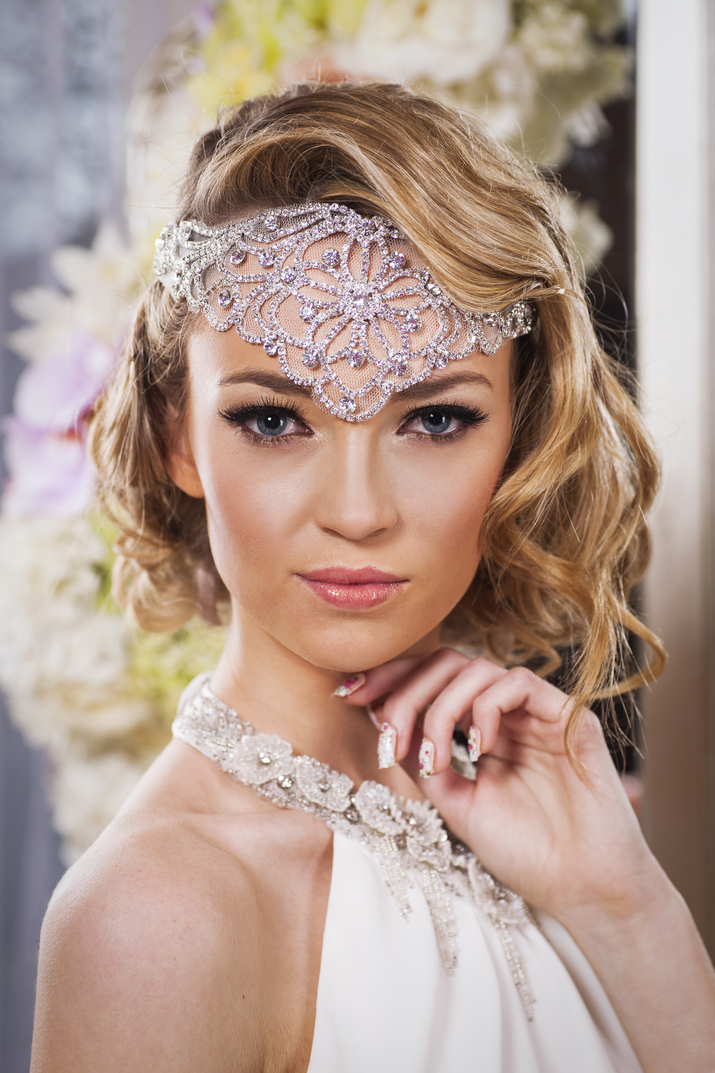 Glamorous and Modern Bridal Headpieces by Ann McKavney