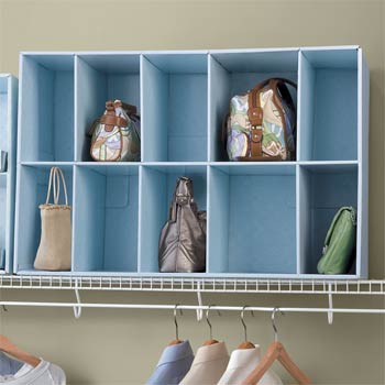 thumbnail image 2 of Clear Shelf Dividers, 6 Closet Shelf Divider 2 of 12