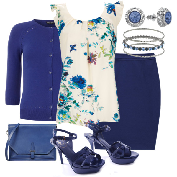 16 Classy Polyvore Combinations With Pencil Skirts