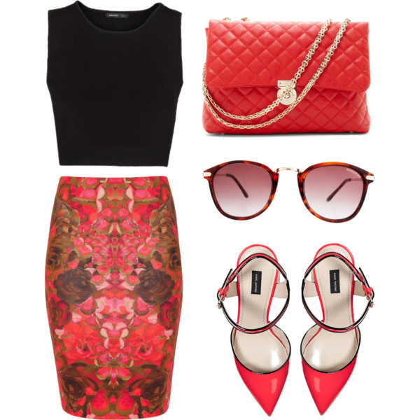 16 Classy Polyvore Combinations With Pencil Skirts