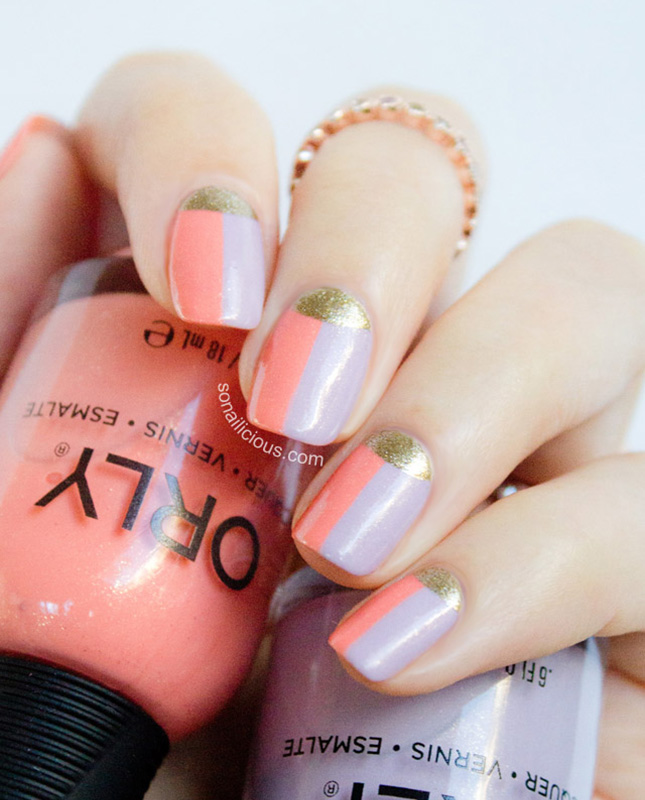15 Lovely Color Block Nail Designs That You Have To Try