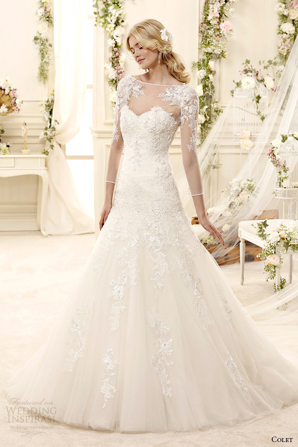 colet-bridal-2015-style-38-coab15264iv-illusion-bateau-boat-neckline-sweetheart-sheer-long-sleeves-a-line-wedding-dress