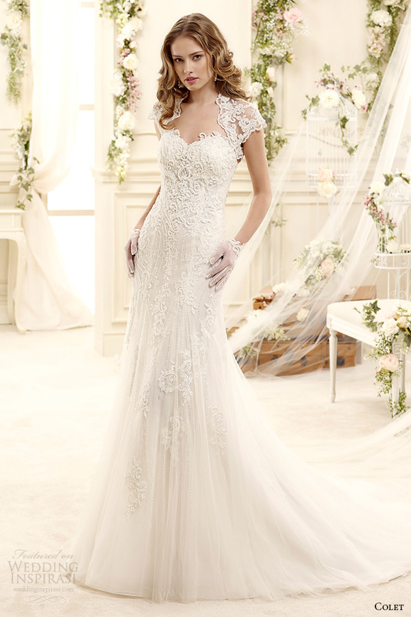 colet-bridal-2015-style-54-coab15274iv-short-sleeves-princess-anne-neckline-sheath-wedding-dress