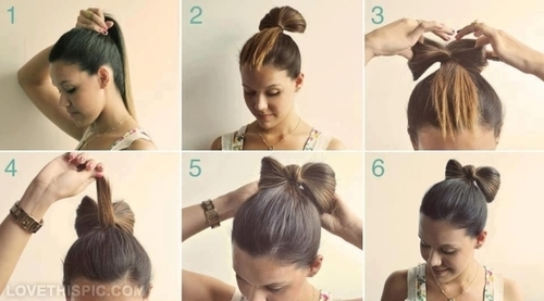 DIY-bow-style-hair