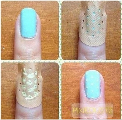 How-To-Make-Perfect-Polka-Dots-With-Bandaid-Tape-Step-By-Step-DIY-Tutorial-Instructions-512x507
