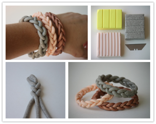 How-to-make-DIY-polymer-clay-braided-bracelet-step-by-step-tutorial-instructions-512x408