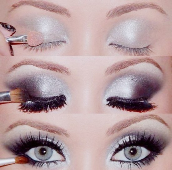 Smokey-Eye-Makeup-Photo-Tutorial.-Smokey-Eyes-Bridal-Makeup.-Smokey-eye-shadow.-550x544