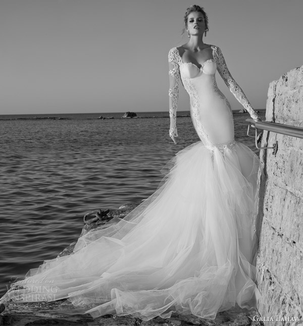 galia-lahav-wedding-dresses-spring-2015-tulia-long-sleeve-gown-full-tulle-skirt-front-view