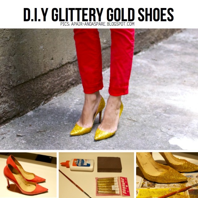 glittery-shoes