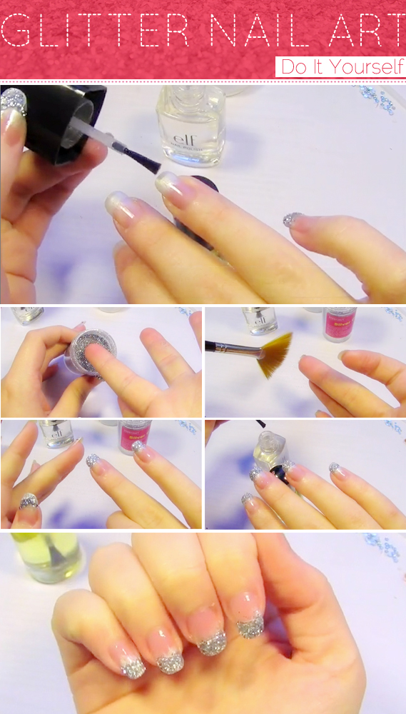short-nail-pretty-diy-bling-bling-with-silver-glitter-nail-step-by-step-nail-art-tutorial-step-by-step-nail-art-designs-for-short-nails