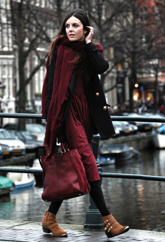 BURGUNDY IS THE NEW BLACK THIS FALL