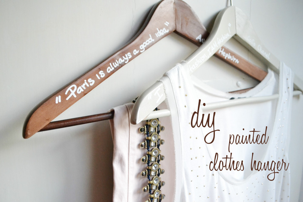 19 Fashionable DIY Hanger Ideas