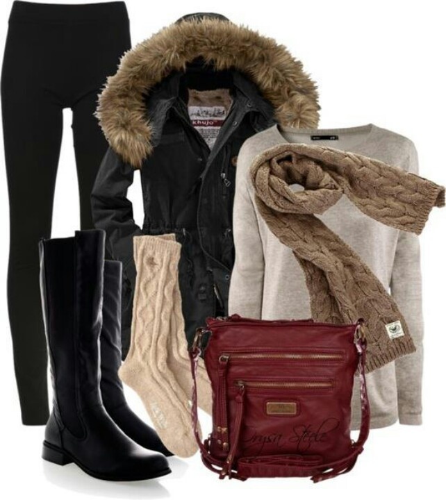 16 Casual Winter Polyvore Combos