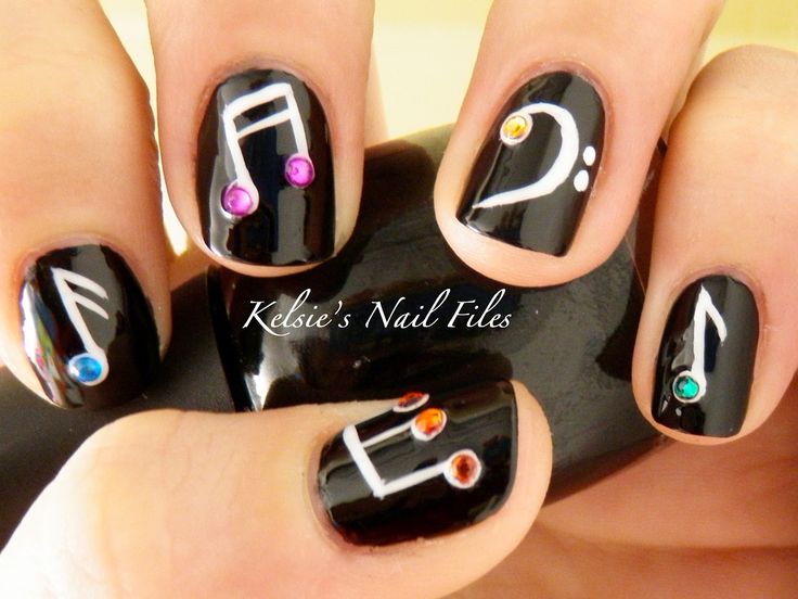 Music Inspired Nail Designs