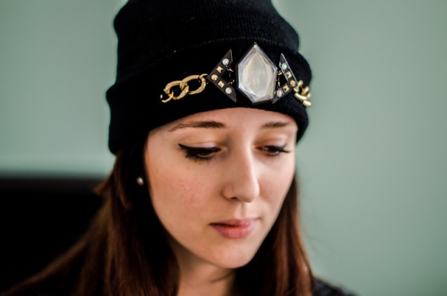 DIY-project-easy-Do-It-Yourself-customize-beanie-hat-winter-fashion-trend-3