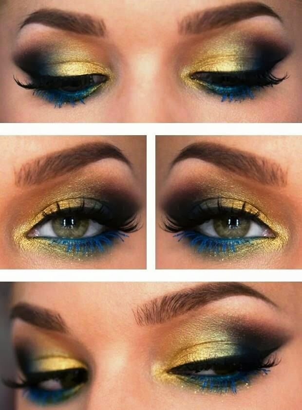 Fantastic Peacock Eye Makeup