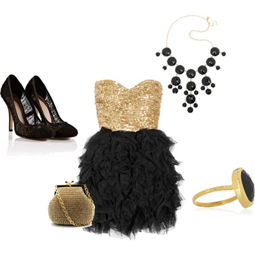 Amazing-Polyvore-Casual-New-Year-Party-Dresses-For-Girls-2013-2014-9