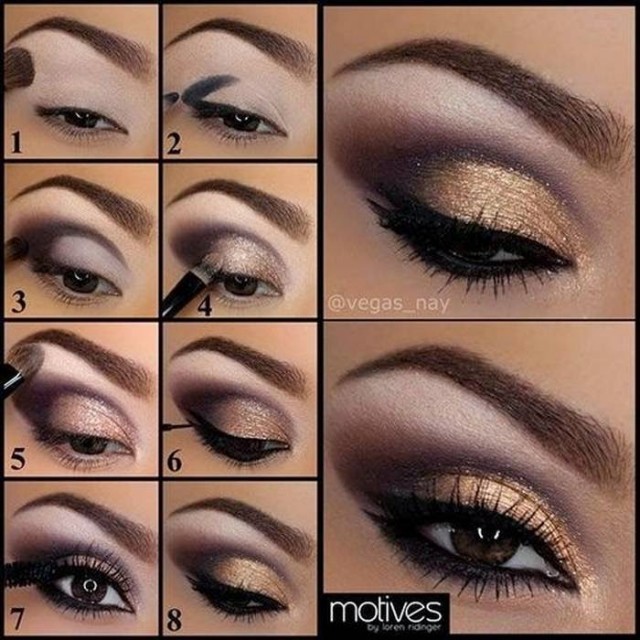 Golden Shades Eyeshadow Tutorial (2)