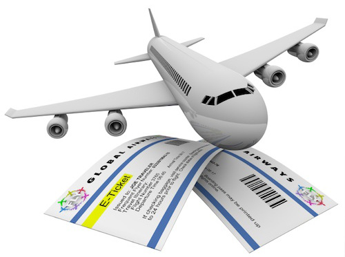 E-Tickets and Airplane