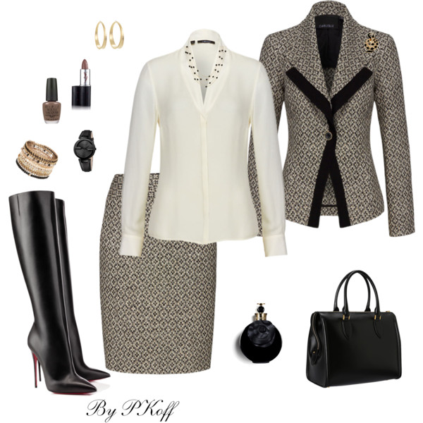 15 Polished Office-Inspired Polyvore Outfits