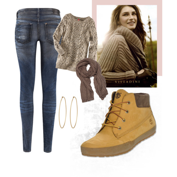 17 Warm And Comfy Polyvore Outfits With Timberland Boots