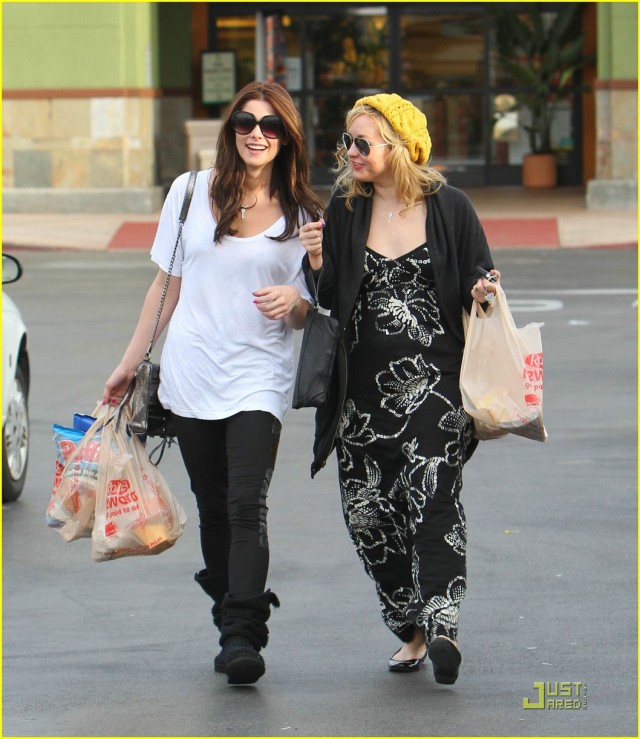 Ashley Greene Goes Food Shopping