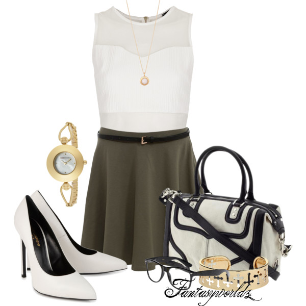 polyvore office outfits