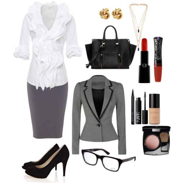 15 Sophisticated Office Polyvore Combinations