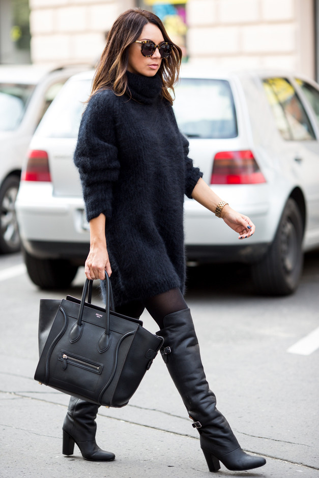 Warm and Cozy Street Style Looks With Turtleneck Warm and Cozy Street Style Looks With Turtleneck