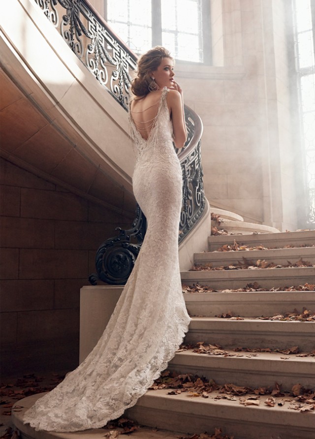 lazaro-bridal-alencon-lace-trumpet-v-neckline-beaded-necklace-jeweled-appliques-natural-chapel-train-3501_zm