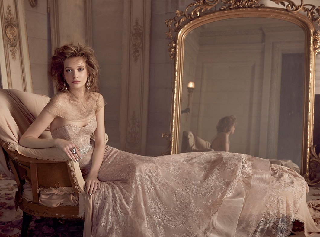 TIMELESS WEDDING DRESSES BY LAZARO FOR SPRING 2015