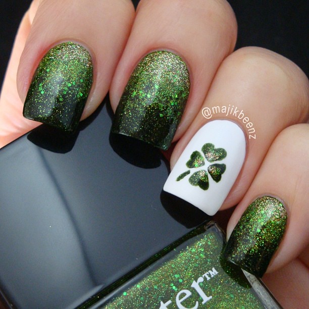 st-patricks-day-ombre-nails