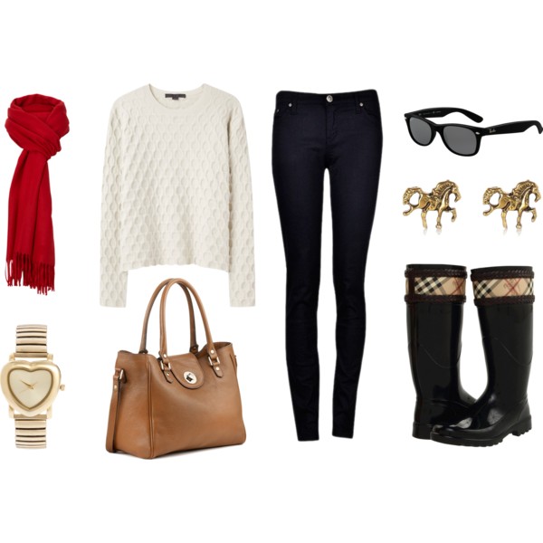 15 Awesome Rainy Day Polyvore Outfits