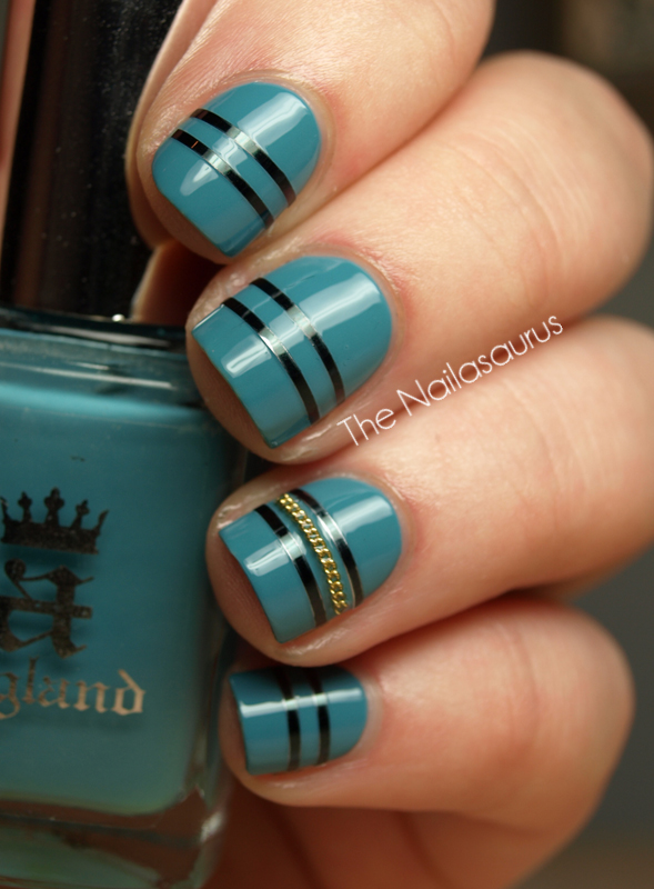 21 Cute Nail Art Designs Using Tape