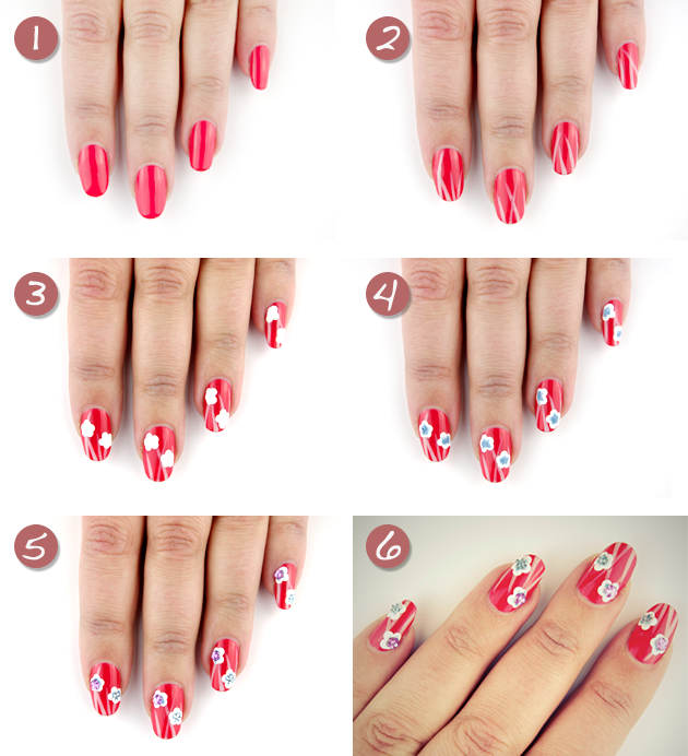 16 Floral Nail Tutorials To Try Out This Spring