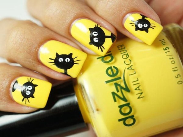 10. Mustard Yellow Nails: The Ultimate Fall Color - wide 8