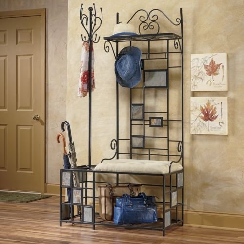 entryway-storage-bench-with-coat-rack