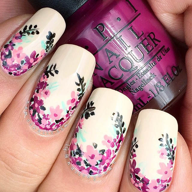 21 Marvelous Floral Nails To Try This Spring