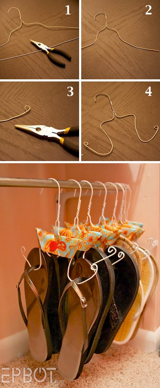 50-Genius-Storage-Ideas-all-very-cheap-and-easy-Great-for-organizing-and-small-houses-flip-flop
