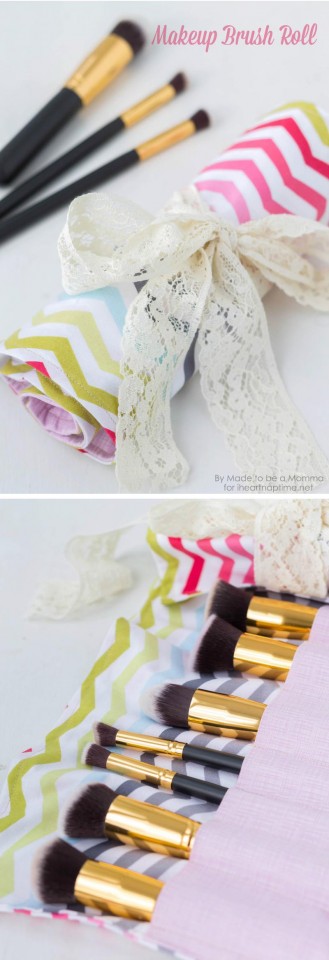 DIY-makeup-brush-roll