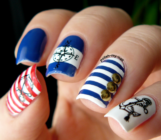 marine nail art  3