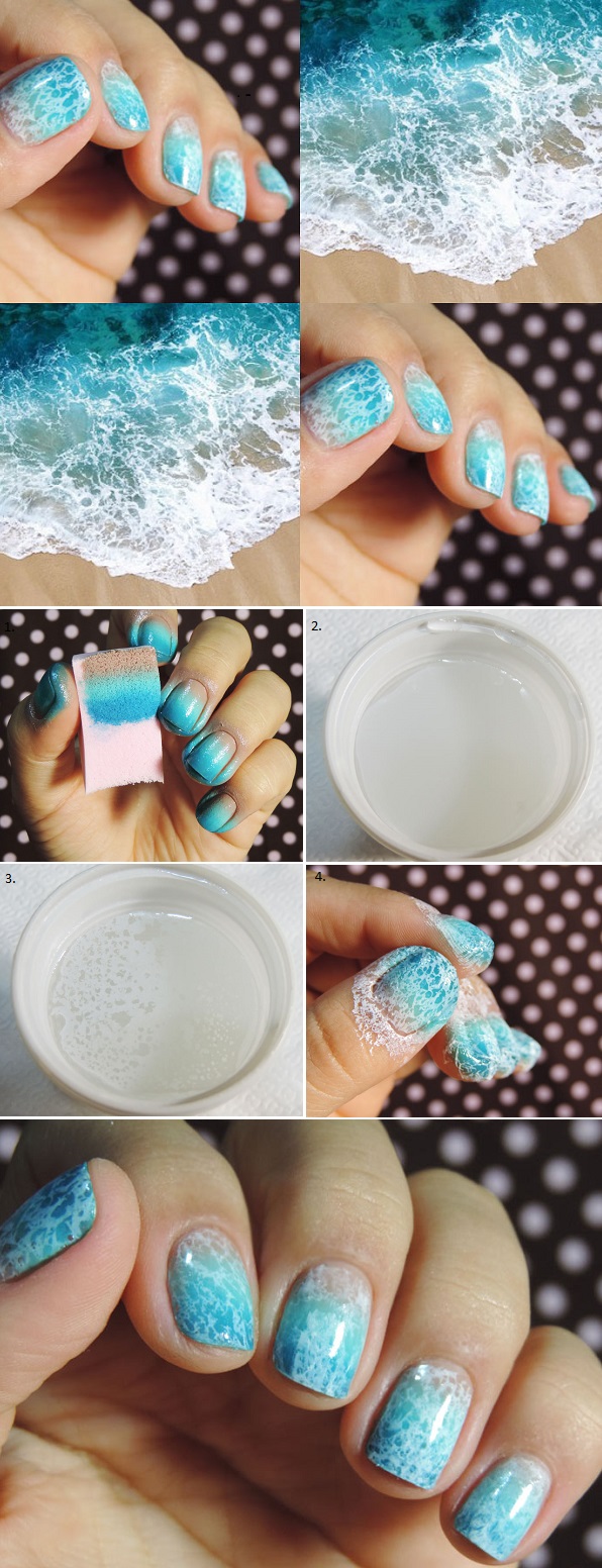 Beach-Waves-Inspired-Nail-Art-Tutorial