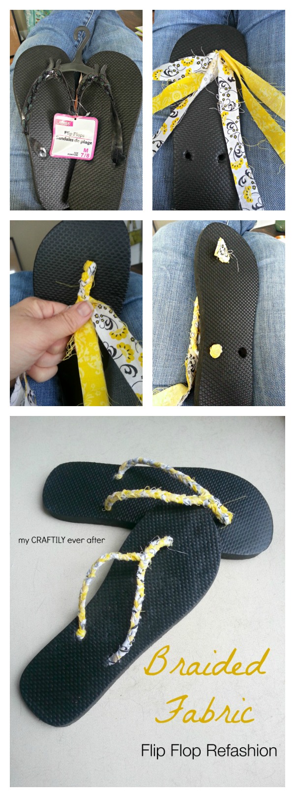 How-to-create-a-braided-fabric-flip-flop-refashion-from-My-Craftily-Ever-After