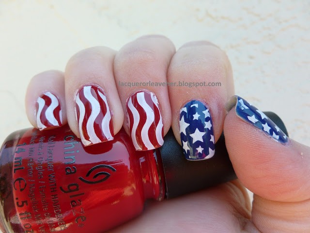 July 4th mani 2