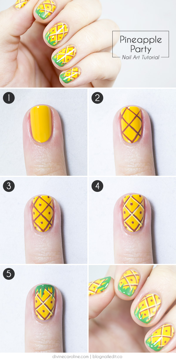 pineapplenail_stepbystep